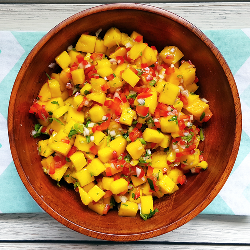 Fresh Mango Lime&nbsp;Salsa