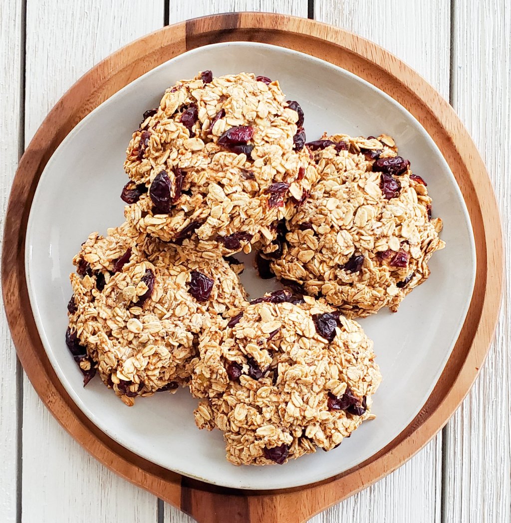 Cranberry Banana Oat Breakfast&nbsp;Cookies