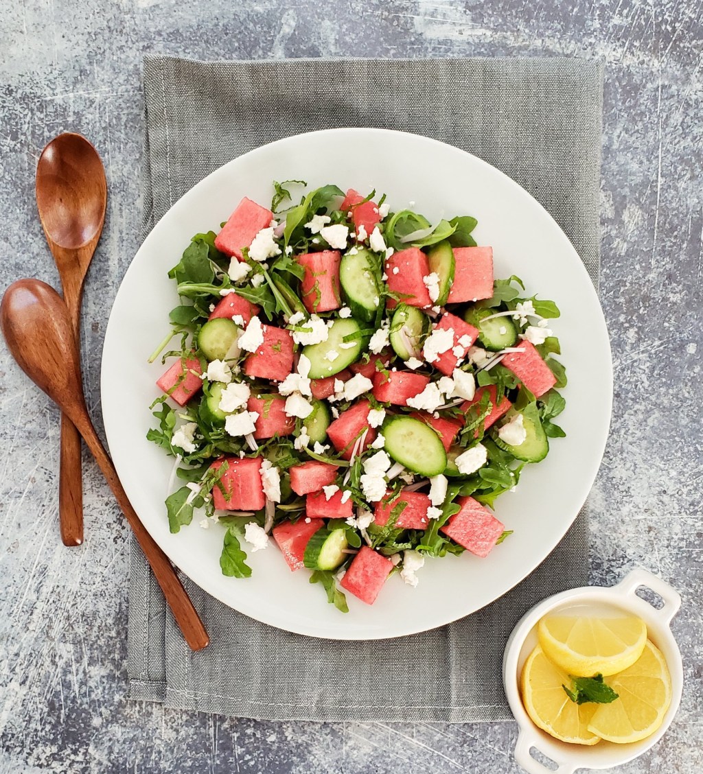 Watermelon, Mint, and Feta&nbsp;Salad