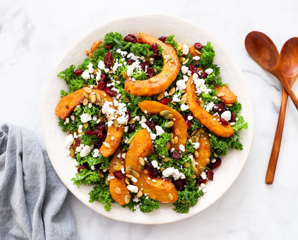 Roasted Squash and Kale&nbsp;Salad